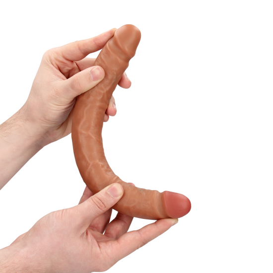 Dildo Realistico Duplo 12`` (30 cm) - Castanho