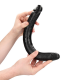 Dildo Realistico Duplo 14`` (35 cm) - Preto