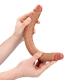 Dildo Realistico Duplo 14`` (35 cm) - Castanho