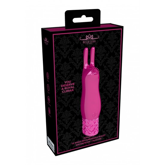 Vibrador Elegance - Recarregavel Silicone - Rosa