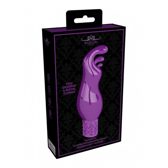 Vibrador Exquisite - Recarregavel Silicone - Purple