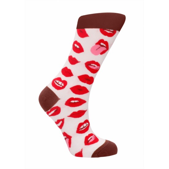 Meias Lábios Lip Love SexySocks 36-41