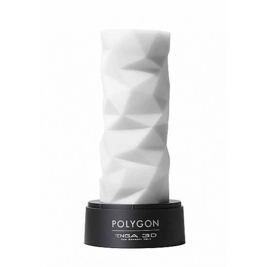 Masturbador Masculino 3D Polygon Branco