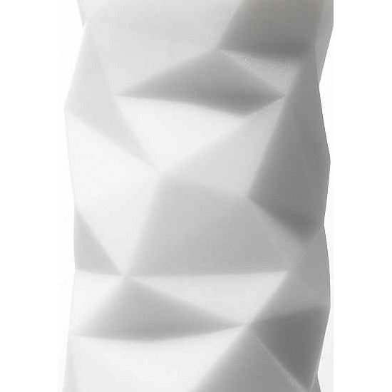 Masturbador Masculino 3D Polygon Branco