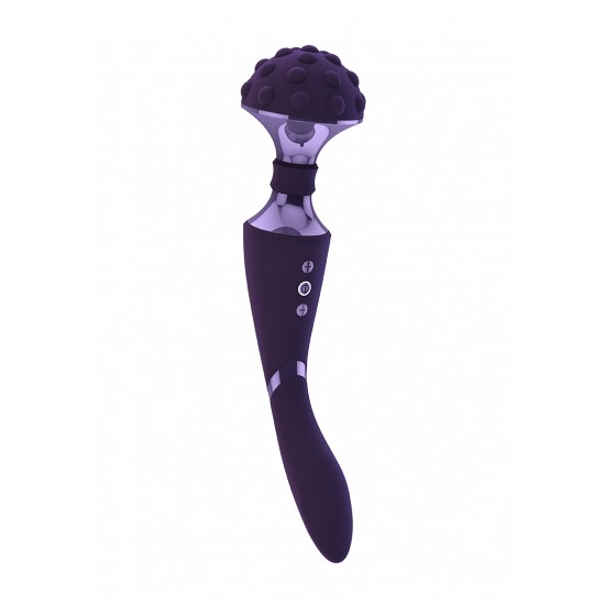 Estimulador Wand Flexível Shiatsu Vive Roxo