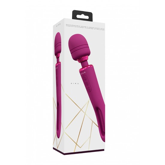  Kiku -  Wand  com estimulador G-Spot Flapping - Rosa