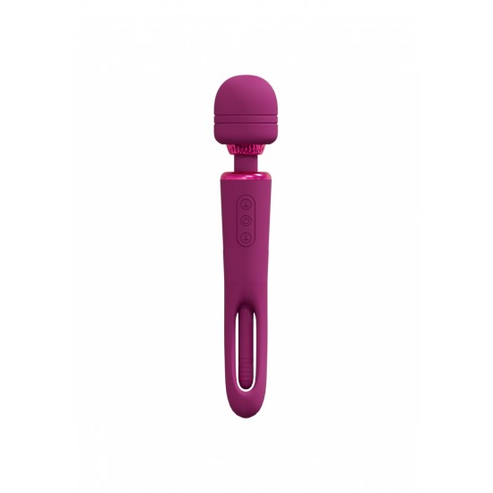  Kiku -  Wand  com estimulador G-Spot Flapping - Rosa