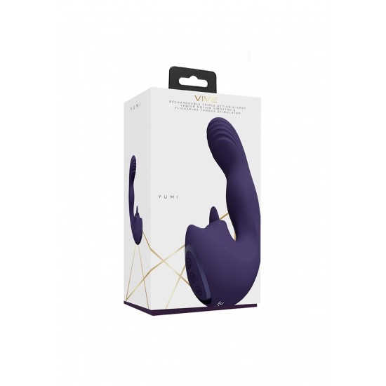 Vibrador  Yumi -  Triple G-Spot  Purple