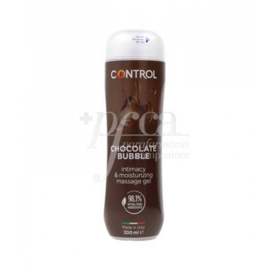 Control Bubble Chocolate Massage Gel 3 in 1