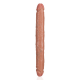 Dildo Realistico Duplo 12`` (30 cm) - Castanho