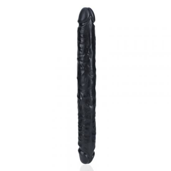 Dildo Realistico Duplo 12`` (30 cm) - Preto