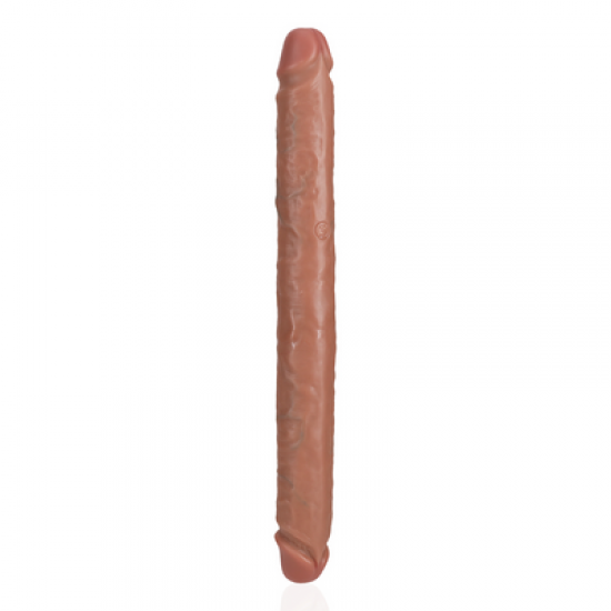 Dildo Realistico Duplo 14`` (35 cm) - Castanho