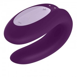 Estimulador Satisfyer Double Joy Violeta