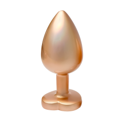 GLEAMING LOVE PEARL GOLD PLUG LARGE