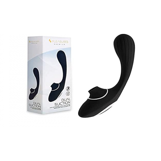 Sugador clitoris Dual Suction Black