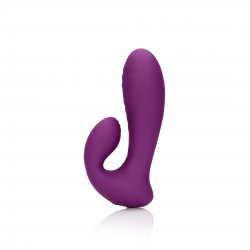 Ultra Soft Silicone G-Spot Vibrator - Loveline - Roxo