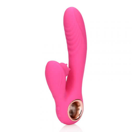 Vibrador Rabbit  Aquecimento Tongue Flickering