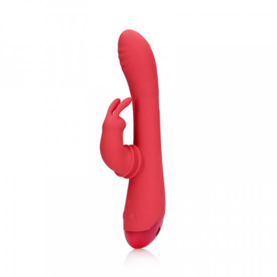 Vibrador Rabbit Oscilante - Loveline - Vermelho